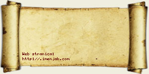 Anđela Slijepčević vizit kartica